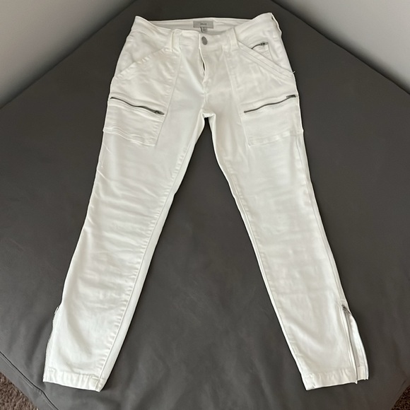 Joie Jeans Stretch Ankle Zip Skinny Denim Zipper Pockets Womens size 28 - Picture 3 of 10